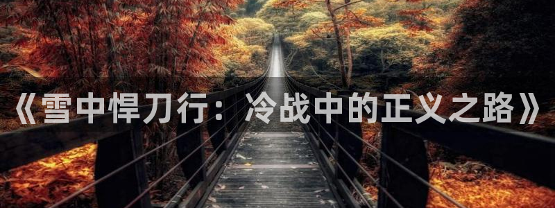 漫蛙漫画网站入口免费下载：《雪中悍刀行：冷战中的正义之路》